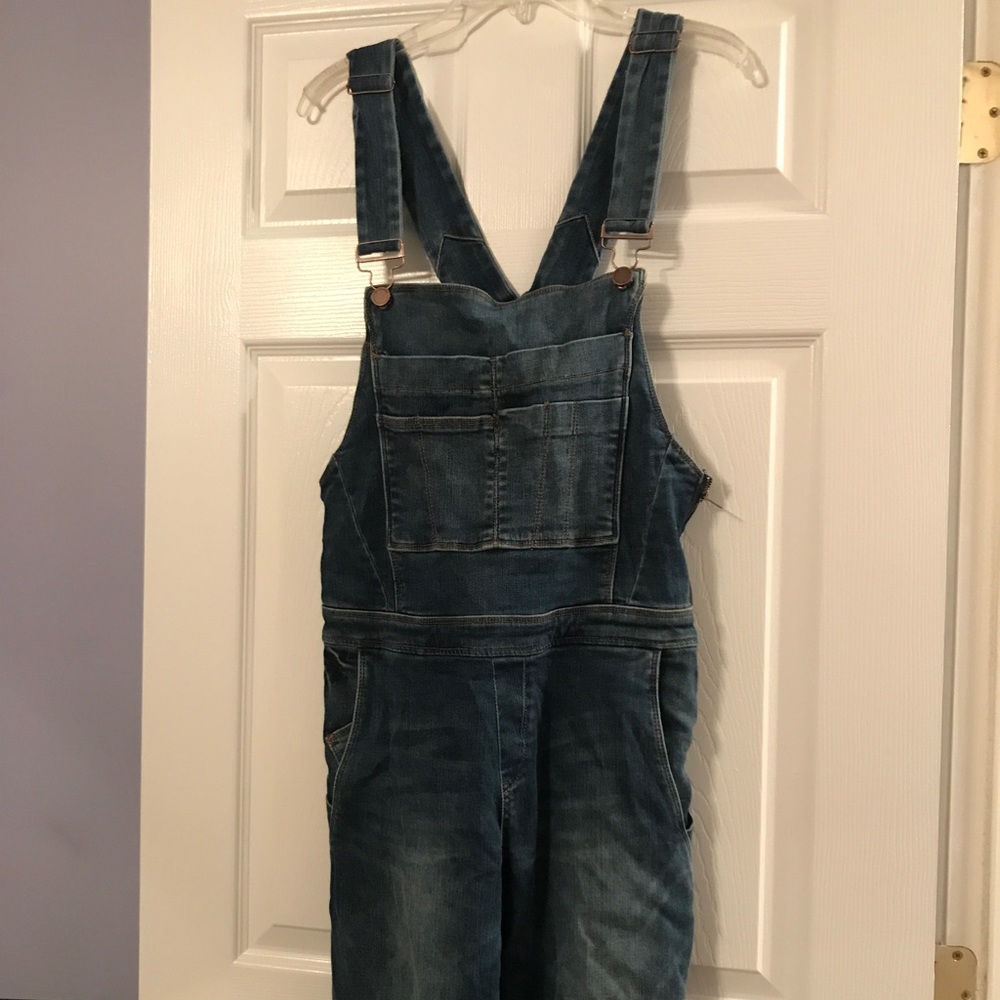 Denim overalls